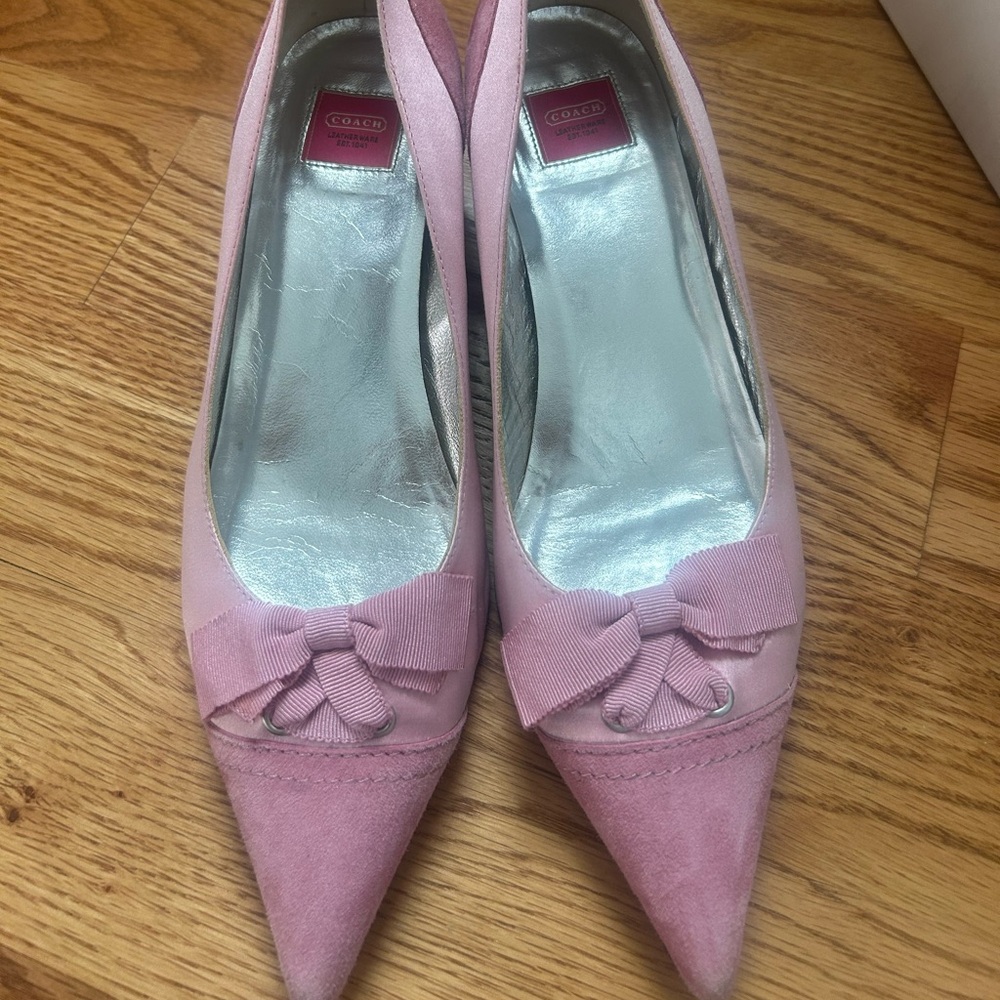 Coach kitten heels